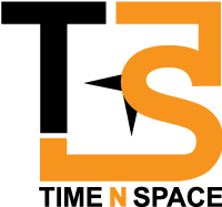 Time and Space Media Logo